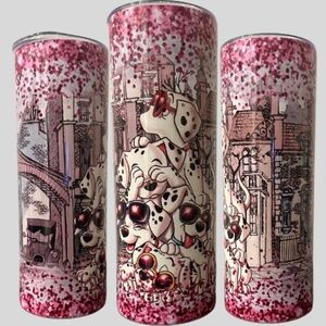101 Dalmatians Stainless Steel Sublimated Double Wall Insulated 20oz Tumbler
